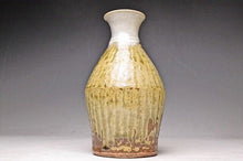 Load image into Gallery viewer, Japanese Mashiko Ware by Tomoo Hamada Ash Glaze Sake Bottle Tokkuri H16cm w/Box
