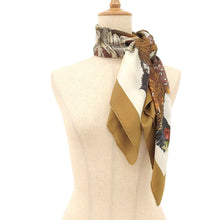Load image into Gallery viewer, Hermes Paris Carre 90 Silk 100% Scarf Stole Belle Chasse Brown Vintage Accessory
