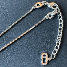 Load image into Gallery viewer, Christian Dior Circle Star Motif Chain Bangle Bracelet Silver Plated Accessory
