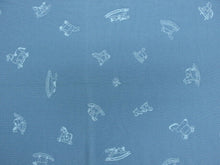 Load image into Gallery viewer, Hermes Baby Swaddle Blanket Throw Rocking Horse Cashmere Blue 65cm×99cm Italy

