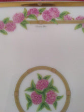 Load image into Gallery viewer, Christian Dior Sandwich Plate HORTENSIA Flower Porcelain Tableware Interior 35cm
