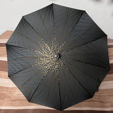 Load image into Gallery viewer, Fendi Authentic Zucca Logo Monogram Long Umbrella Brown Polyester Italy Vintage

