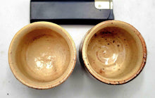 Load image into Gallery viewer, Japanese Hagi Ware By 13th Sakata Deika Couple Sake Cup Antique Pottery w/Box
