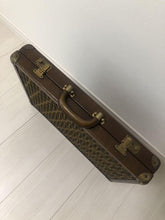 Load image into Gallery viewer, Fendi Authentic FF Zucca Logo Attache Case Briefcase Trunk Brown Vintage No Key
