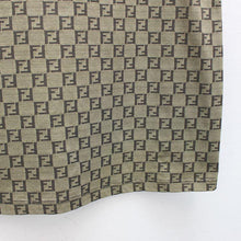 Load image into Gallery viewer, Fendi Auth. Zucca FF Logo Mania Skirt Beige Brown Nylon Blend Size 42 Italy
