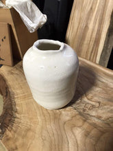 Load image into Gallery viewer, Japanese Artist KOIE RYOJI White Pot Jar Flower Vase Pottery D12 x H18cm w/Box
