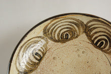Load image into Gallery viewer, Folk Art Seto Ware Late Edo Period Pottery Horse Eye Stone Plate D33 x H6.8cm
