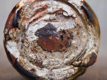 Load image into Gallery viewer, Japanese Artist KOIE RYOJI Oribe Ware Guinomi Sake Cup Pottery D8 x H5cm w/Box
