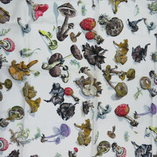 Load image into Gallery viewer, HERMES Paris Carre 90 100% Silk Champignons Mushrooms Scarf Stole White Brown
