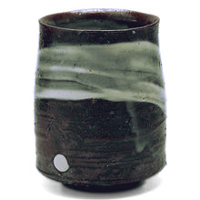 Load image into Gallery viewer, Japanese Pottery By Tsujimura Kai Iga Yaki Brushstrokes Yunomi Teacup D6.5xH9cm
