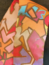Load image into Gallery viewer, HERMES Paris Twilly Scarf Silk 100% GRAFF HERMES Pink Multicolor Accessory w/Box
