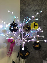 Load image into Gallery viewer, Fendi Christmas Ornament Glass Ball 3 Pieces Holiday Collectable Black DEFECT
