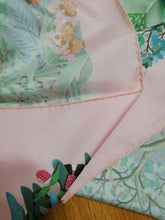 Load image into Gallery viewer, HERMES Paris Carre 90 100% Silk Au Coeur de la Vie Scarf Stole Pink Multicolor
