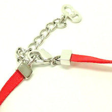 Load image into Gallery viewer, Christian Dior Logo Heart Plate Strap Bracelet Bangle Clear Plastic Red Women
