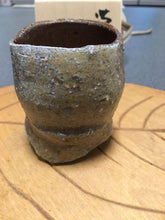Load image into Gallery viewer, Japanese Bizen Ware By Ryuichi Kakurezaki Sake Cup Gui Cup Antique Pottery w/Box
