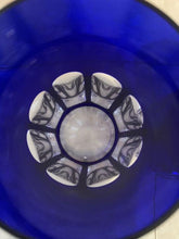 Load image into Gallery viewer, Hermes Paris Authentic Pair Glasses Crystal Blue Rock Glassware Tableware w/Box
