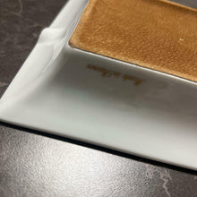Load image into Gallery viewer, Hermes Paris Porcelain Cigar Ashtray Beagle Dog White Brown L15xW19cm Interior
