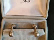 Load image into Gallery viewer, Hermes Paris Golf Ball Motif Cuffs Cufflinks Silver 925 Men&#39;s Accessory w/Box
