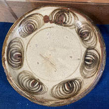 Load image into Gallery viewer, Edo Period Horse Eye Plate Old Seto Mino Ware Plate Folk Art Pottery D33.5cm

