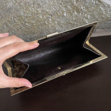 Load image into Gallery viewer, Christian Dior Trotter Gamaguchi Clutch Bag &amp; Coin Case Brown 2 Pieces Vintage
