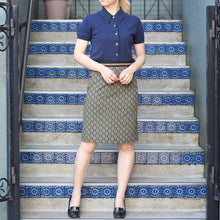 Load image into Gallery viewer, Fendi Auth. Zucca FF Logo Mania Skirt Beige Brown Nylon Blend Size 42 Italy
