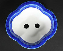 Load image into Gallery viewer, Japanese Shimizu Ware Bonsai Pot By Heian Senzan Rurihana Crystal W15.5 x H5.5cm

