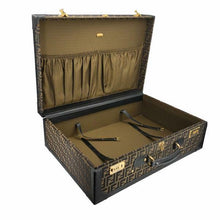 Load image into Gallery viewer, FENDI VALIGIA CM 70 Zucca Pattern Travel Bag Canvas Women Trunk Italy Vintage
