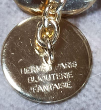 Load image into Gallery viewer, Hermes Paris Auth. Selle Serie Button Cuffs Cufflinks Gold Plate Men&#39;s Accessory
