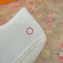 Load image into Gallery viewer, HERMES Paris Authentic Baby First Shoes 10cm Linen 100% Hemp White Snap w/Box

