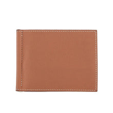 Load image into Gallery viewer, Hermes Paris Poker Money Clip Money Holder Bifold Leather Men`s Wallet Accessory

