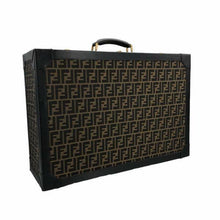 Load image into Gallery viewer, FENDI VALIGIA CM 70 Zucca Pattern Travel Bag Canvas Women Trunk Italy Vintage
