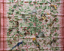 Load image into Gallery viewer, HERMES Paris Carre 90 Scarf Stole LES MERISES Cherry Birds Silk Pink Multicolor
