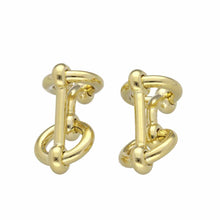 Load image into Gallery viewer, Hermes Paris Cuffs Cufflinks 750 K18 YG Yellow Gold Men&#39;s Accessory 20.9g w/Box
