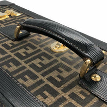 Load image into Gallery viewer, FENDI VALIGIA CM 70 Zucca Pattern Travel Bag Canvas Women Trunk Italy Vintage
