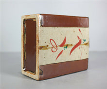 Load image into Gallery viewer, Mashiko Ware TAKEO SUDO Persimmon Glaze Akae Jar Vase Folk Art Pottery H20.5cm
