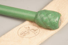 Load image into Gallery viewer, Hermes Paris Authentic Horse Whip Horse Riding Crop Light Green Leather 70cm
