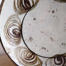 Load image into Gallery viewer, Edo Period Horse Eye Plate Seto Stone Mino Ware Platter Folk Art Pottery D34.5cm
