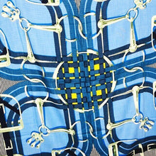 Load image into Gallery viewer, HERMES Paris Carre140 Stole Shawl MORS a JOUETS Cashmere Silk Blue Multicolor
