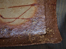 Load image into Gallery viewer, Bizen Ware By Ryuichi Kakurezaki Hidasuki Red Square Plate Pottery 30x26.5cm
