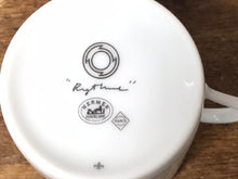 Load image into Gallery viewer, Hermes Paris Rhythm Rythme Demitasse Cup &amp; Saucer Set of 2 Porcelain Red w/Box
