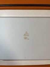 Load image into Gallery viewer, HERMES Paris Siesta Flower Serving Tray Sushi Plate Porcelain Tableware w/Box
