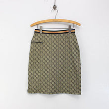 Load image into Gallery viewer, Fendi Auth. Zucca FF Logo Mania Skirt Beige Brown Nylon Blend Size 42 Italy
