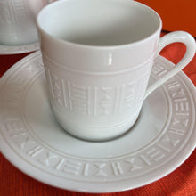Load image into Gallery viewer, Hermes Egée Demitasse Coffee Cup &amp; Saucer 2 Sets Tableware Dinnerware w/Box
