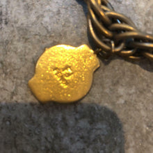 Load image into Gallery viewer, Fendi Authentic 6 Charms Bracelet Bangle Gold Plated Toggle Italy Made Accessory
