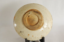 Load image into Gallery viewer, Folk Art Seto Ware Late Edo Period Pottery Horse Eye Stone Plate D33 x H6.8cm
