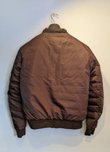 Load image into Gallery viewer, Fendi Zucca Logo Down Jacket Reversible Brown Zip Up Ladies Size 52 Vintage
