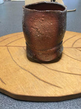 Load image into Gallery viewer, Japanese Bizen Ware By Ryuichi Kakurezaki Sake Cup Gui Cup Antique Pottery w/Box

