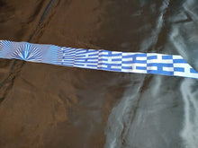 Load image into Gallery viewer, HERMES Paris Op&#39;H Twilly Scarf Silk 100% Blue White w/Box
