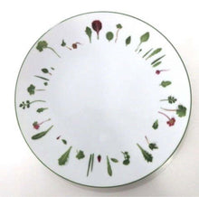 Load image into Gallery viewer, Hermes Porcelain Dessert Plate Set of 2 Mesclun White Green Tableware D21cm
