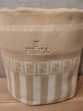 Load image into Gallery viewer, Fendi Zucca Pattern Blanket Cotton 100% Cream Color 150×210cm Japan Made No Box
